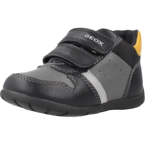 Geox Baby - Jungen B Elthan Boy Sneaker, Schwarz, 24 EU
