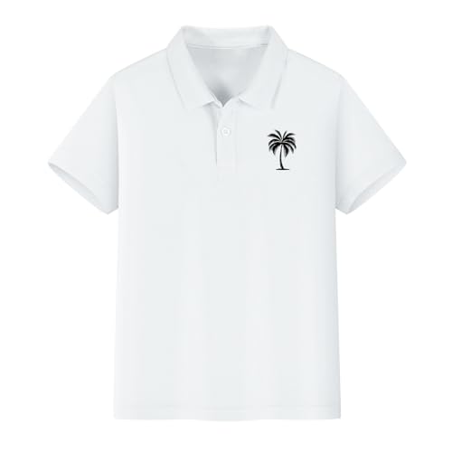 Girls' Classic Polo Shirts School Uniform Short Sleeve Boys Summer Button Up Shirt Casual Collared T-Shirt Boys Polos4