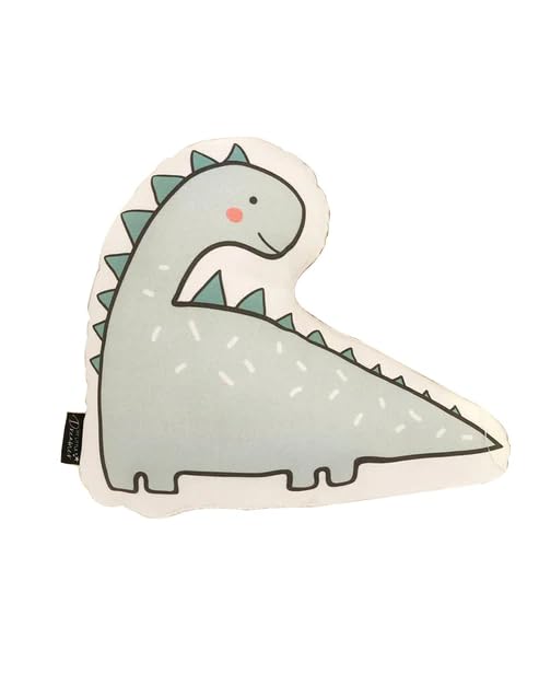Dinosaur Plush Pillow, Blue