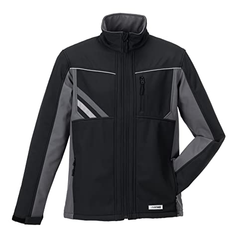 Planam 2721048 Highline Softshell Jacke, Schwarz/Schiefer/Zink, Größe M