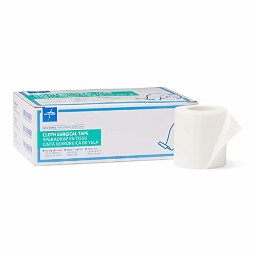 Ruban adhésif en soie Medline PRM260102H blanc 5,1 cm x 9 m en lot de 6 rouleaux