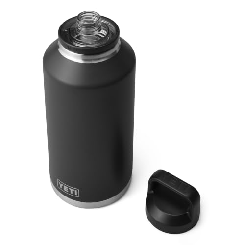 Image of YETI Rambler 64 oz Bottle, Vacuum Insulated, Leakproof, Stainless Steel with Chug Cap, Black