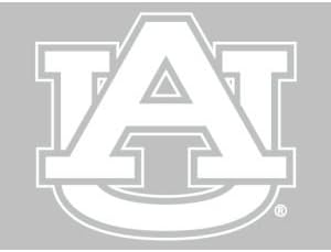 WinCraft Auburn Tigers White Die Cut Decal - Image 2