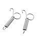 TAODAN 10PCS Silver Spring Hook 7.5cm Length Multipurpose Pet Cage Door Fastener Industrial Hardware Latch