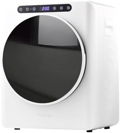（15:00時点） Yoquna 衣類乾燥機 3kg【SNS1000万再生突破】 UV消臭 除菌 タイマー5段階 乾燥検知 自動停止 衣類 布団 梅雨 家庭用 一人暮らし チャイルドロック 乾燥機 MoonDry ムーンドライ (ホワイト)