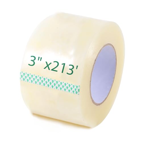 Pueatte Greenhouse Repair Tape 6.3 Mil 3 Inches x 213 Feet Clear UV Resistant Heavy Duty Film Tape for Greenhouse Sheeting Plastic Sheeting and Tent Coverings