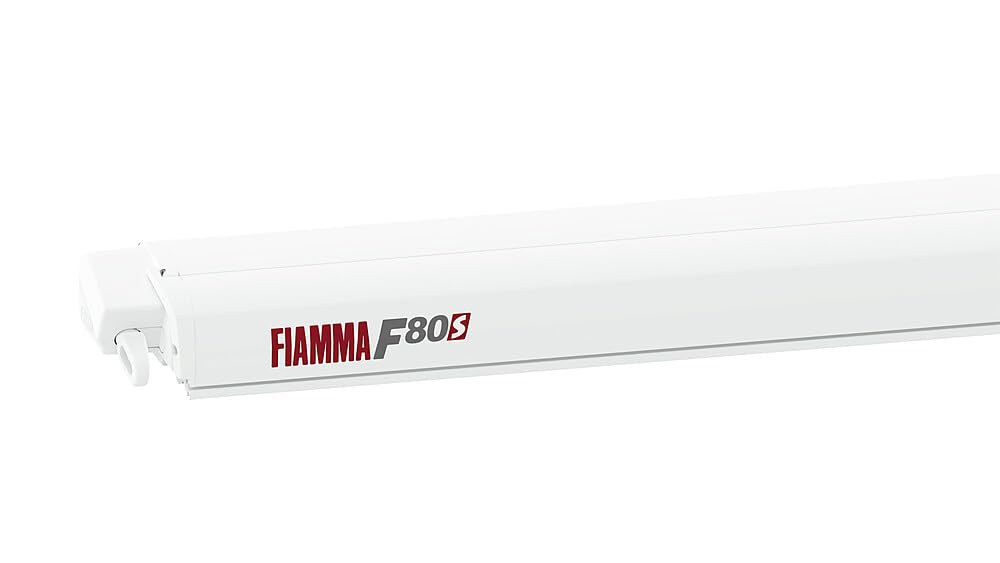 Fiamma F80S 370 Sonnensegel Polar Weiß Royal Grau Stoff Auto & Motorrad