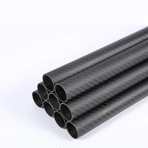 2PC Length 248mm Twill Matte Carbon Fiber Tube Drone Accessories OD5mm 6 8 9 10 12 14 16mm 18mm CNC Cutting Carbon Fiber Square Tube(24x22mm)