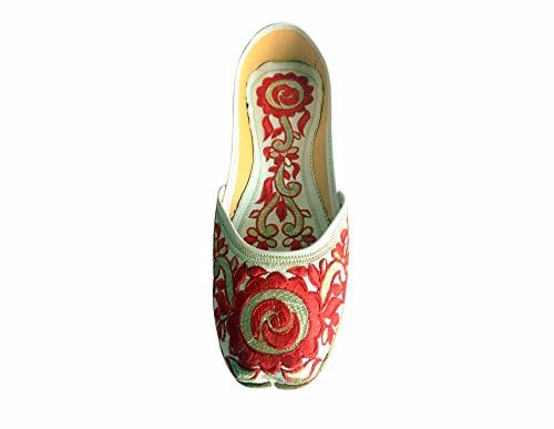 Women's Phulkari Punjabi Jutti Khussa Shoes Ethnic Shoes Ballet Shoes Ballerina4