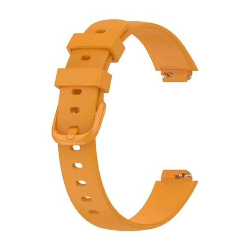 MEVMEVGNLN Fit For Fitbit Inspire 3 �p�V���R���o���h�E�H�b�`�o���h�u���X���b�gFit For �p�X�g���b�v���X�g�o���h(Yellow,S)