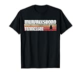 Murfreesboro Tennessee TN Gift Retro Style Vintage 70s 80s T-Shirt