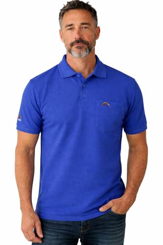 Image of Men Regular fit Polo Neck Front Pocket ||Pocket Embroidery Casual Wear T-Shirt||Half Sleeve Side on Sleeve Embroidery|| Button Closer t Shirt for Men