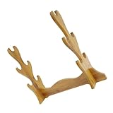 Operitacx 楠竹五刀剣ディスプレイスタンド フルート兼用デスクトップ楽器ラック コレクション整理用シンプル飾り台 誕生日 に