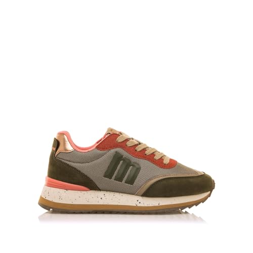 Mtng Para Mujer. 60872 Zapatillas Onyx Verde (36), Plano, Cordones, Casual - 2