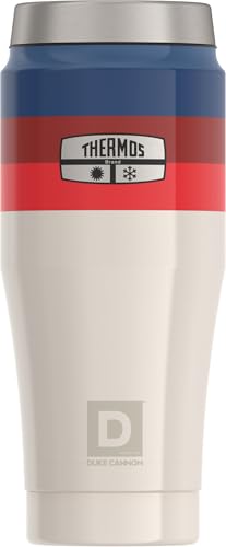 Image of THERMOS + Duke Cannon, Stainless Steel Travel Tumbler, 16 Ounce, Nuts & Bolts
