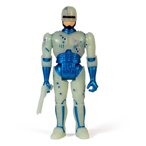 Super7 Robocop ReAction Figure - Robocop Battle Damaged (Glow In TheDark)