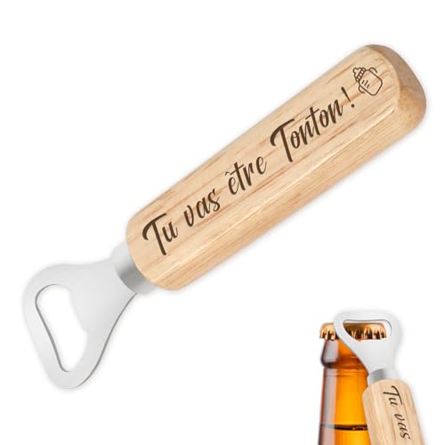 Cadeau pour Tonton - Ouvre Bouteille Annonce Grossesse de la Nièce pour Anniversaire et Noel