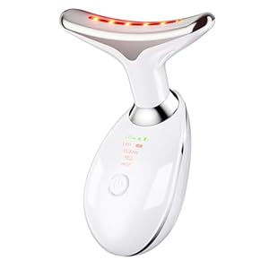 YUNRUO Neck Face Massager Face Sculpting Tool 3 Colour Modes and Vibration for Facial Massager for Double Chin