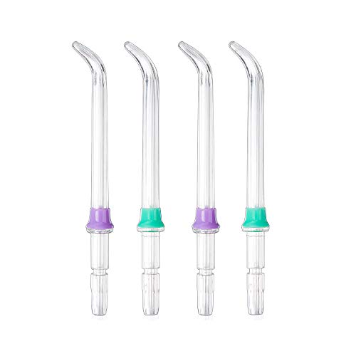 Traditional Excessive Strain Jet Suggestions Substitute for Waterpik Dental Water Flossers and Different Model Water Flosser Oral Irrigators 4 Packs