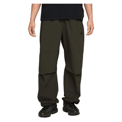 Pantalon tissé surdimensionné Nike Tech vêtement sport oversize homme fluide