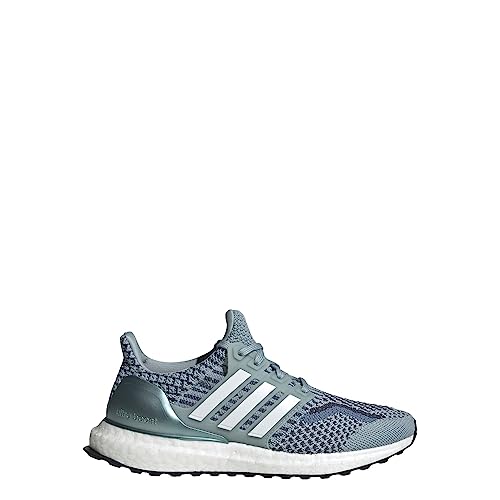 adidas Unisex-Child Ultraboost 5.0 DNA, Magic Grey/White/Shadow Navy, 6