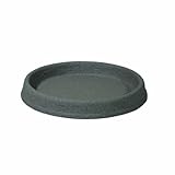 Farbe: Taupe-Granit Floralo Untersetzer Terni frostsicher, rund, taupe / granit, 56 cm
