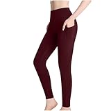 Leggings anticelulitis, pantalones de yoga para mujer, cálidos pantalones de invierno para mujer, cintura alta, pantalones térmicos, ligeros, térmicos, largos, ajustados, pantalones de ocio