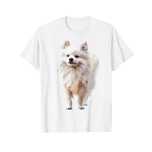 Japanese Spitz Dog Graphic Pet Art Japanese Spitz T-Shirt