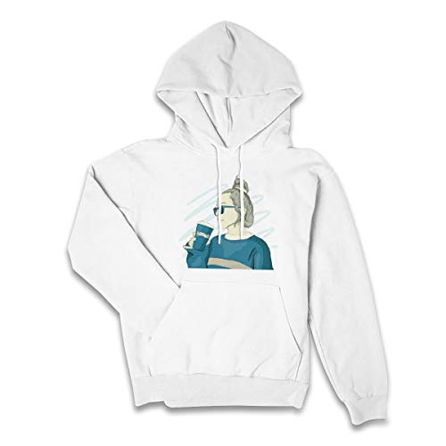 Emma Chamberlain Pullover Hoodie Sweatshirt for Women Girls White
