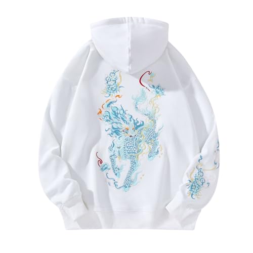 Sweat à capuche homme automne hiver polaire doublé style chinois décontracté chaud
