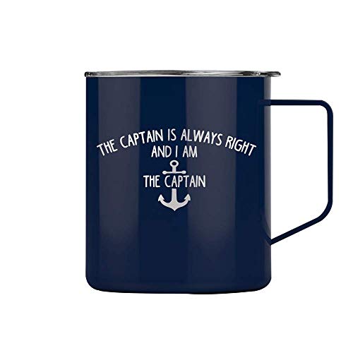 The Captain is Always Right Wine Mug