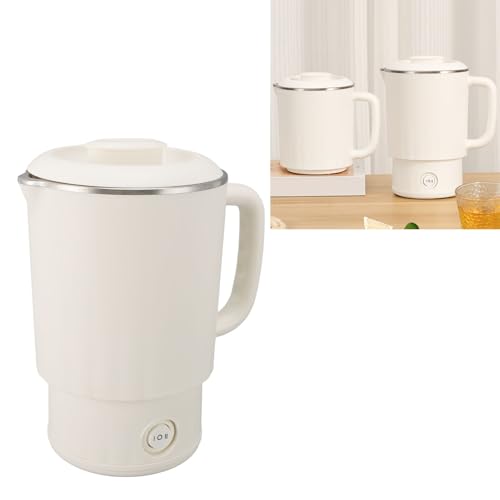 Tetera eléctrica portátil 600W 600ml acero inoxidable miniatura 2