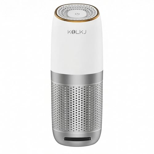 KQLKJ Mini purificador de ar portátil com filtro HEPA H13 verdadeiro, purificador de ar de carro, purificador de ar de carro para viagens e escritório para remover odores de animais de estimação