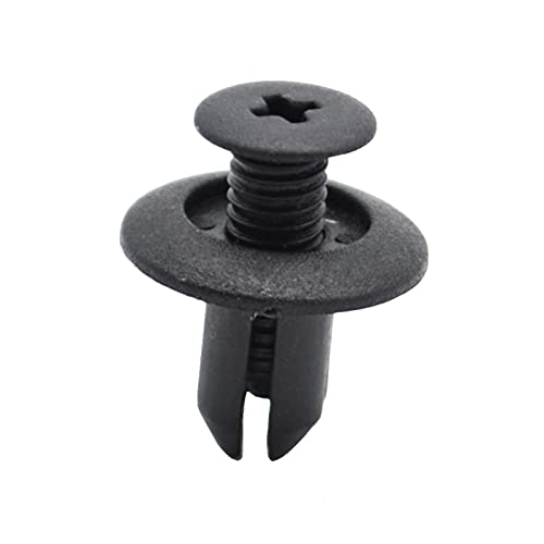 Rivet auto plastique 8mm pour remplacer les clips de pare-chocs cassés x100