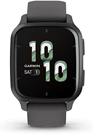 Garmin Venu® Sq 2 GPS Smartwatch, Slate/Shadow Gray