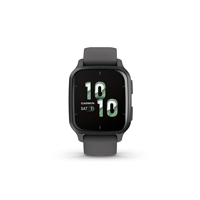 Garmin Venu® Sq 2 GPS Smartwatch, All-Day Health Monitoring, Long-Lasting Battery Life, AMOLED Display, Slate and Shadow Gray