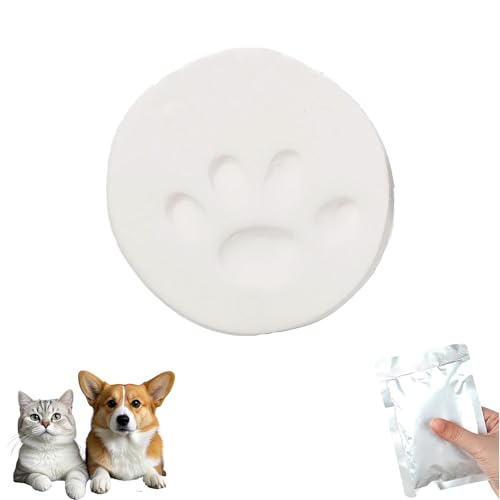 fufupaw Pfotenabdruck Set Hund, Pfotenabdruck Set Katze, Pfotenabdruck Kit Für Haustiere Und Babys, Einfache Handhabung Für Langlebige Erinnerungen, Dekoration