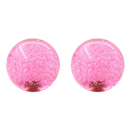 Akfldms 2X Joystick de Cristal con Manejar Superior de Bola, Balancín, Cabeza de Tornillo M6, Joysticks para Juegos, Piezas de Repuesto DIY Fáciles de Instalar