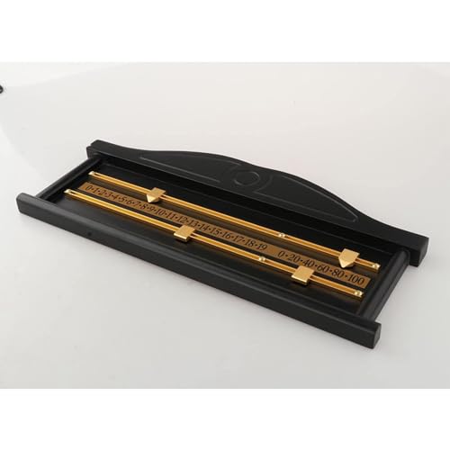 Marcador de billar de pared en madera para juegos miniatura 6