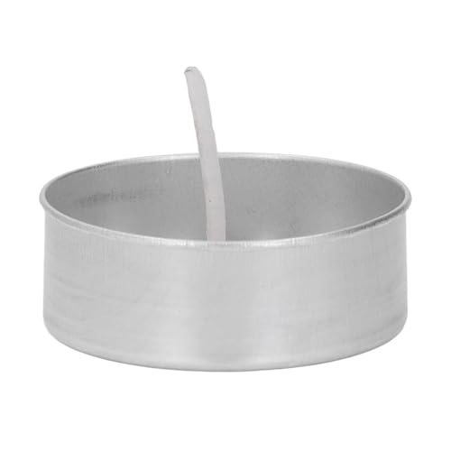Juego de 100 mechas para velas en recipiente de aluminio miniatura 6