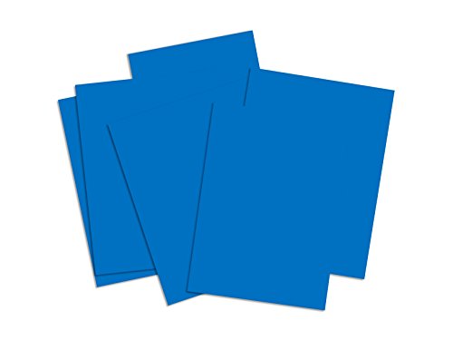 House of Card & Paper Lot de 25 feuilles cartonnées Bleu Format A4 220 g/m² Cover