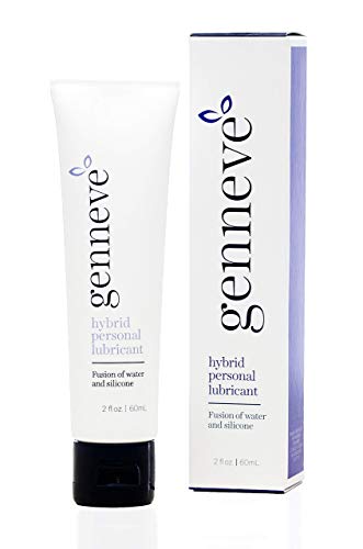 Hybrid Personal Lubricant for Sex, Water & Silicone Fusion, Intimate Lubricant for Women and Men, Travel-Sized (2 Ounces)