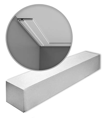Corniches CX161-box-4 Orac moulures légères pré-peintes faciles à poser pour plafond