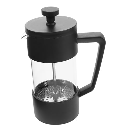 BUGUUYO Prepare su Café con Esta Cafetera de 350 Ml de Vidrio Fácil de Limpiar