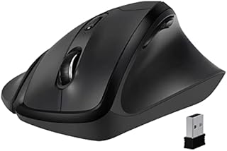 Newtral Ergonomic Mouse,Unique 33 Degree Vertical Wireless Mouse - 2.4GHz Optical Vertical Mice : 3 Adjustable DPI 800/1200/1600 Levels, for Laptop, PC, Computer,Notebook etc, Right Hand( medium)