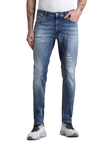 Image of Jack & Jones Men's Skinny Fit Jeans | Low Rise | Jeans for Men