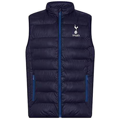 Tottenham Hotspur FC Official Soccer Gift Mens Padded Body Warmer Gilet Large