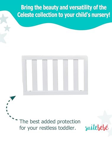 Image of Suite Bebe - Celeste Toddler Guard Rail - White