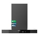 Cecotec Campana Extractora En forma de T 60 cm Bolero Flux TT 609500 Slim Dark Inox A+++. Succión 829, Heat Sensor