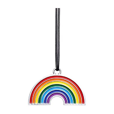 Rainbow Chrome Car Charm Ornament for Mirrors Cover
